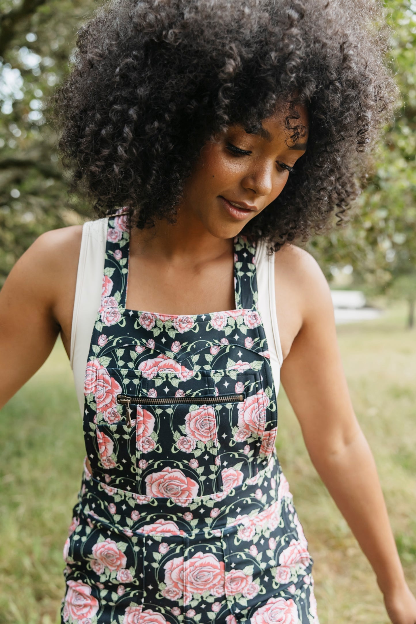 Overall Jumpsuit - Midnight Rose