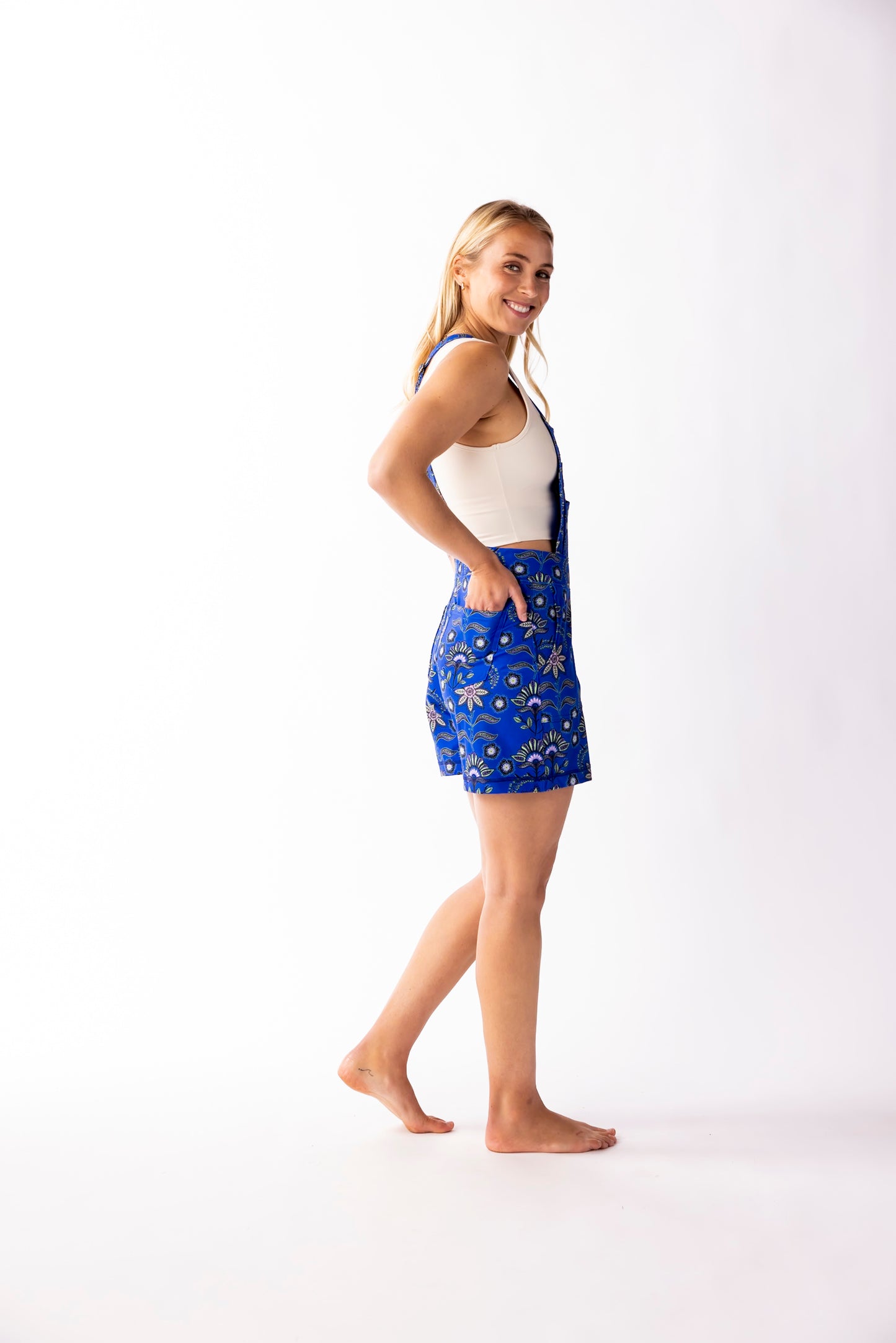 Overall Romper - Bloom