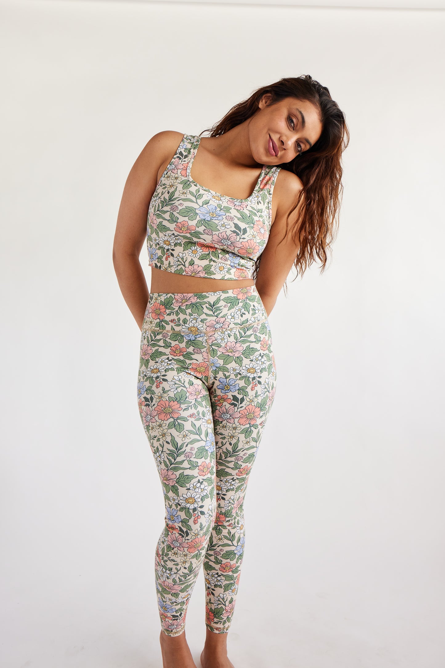 Simple Crop Top - Sweet Floral