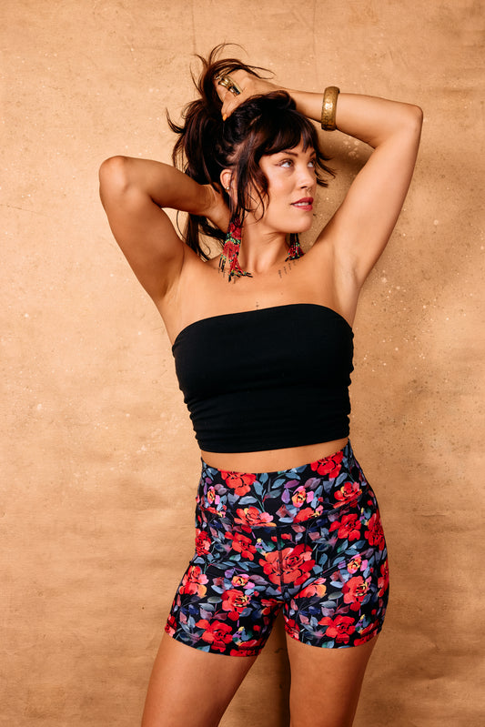Eternal Rose - Biker Shorts