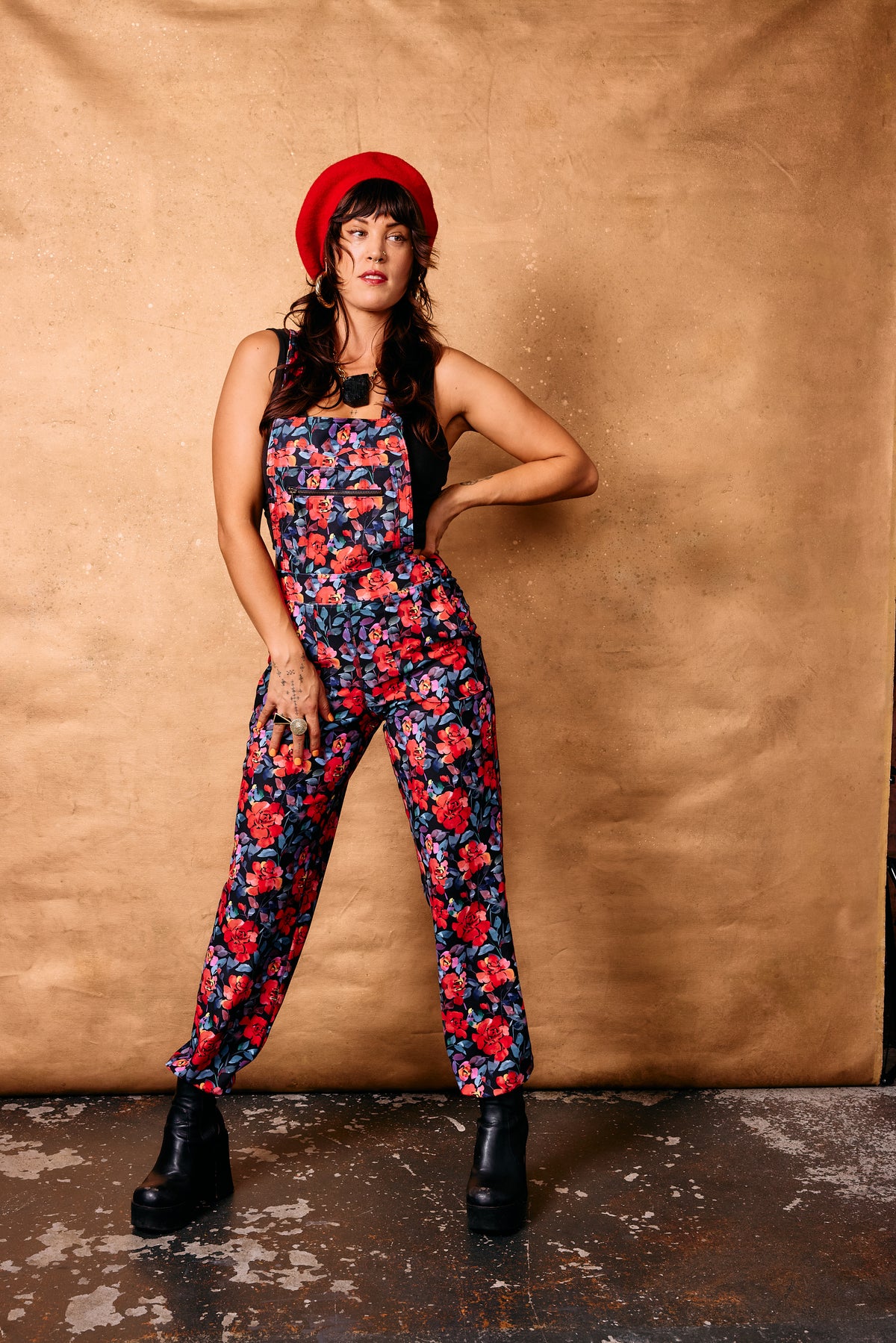 Eternal Rose Overalls