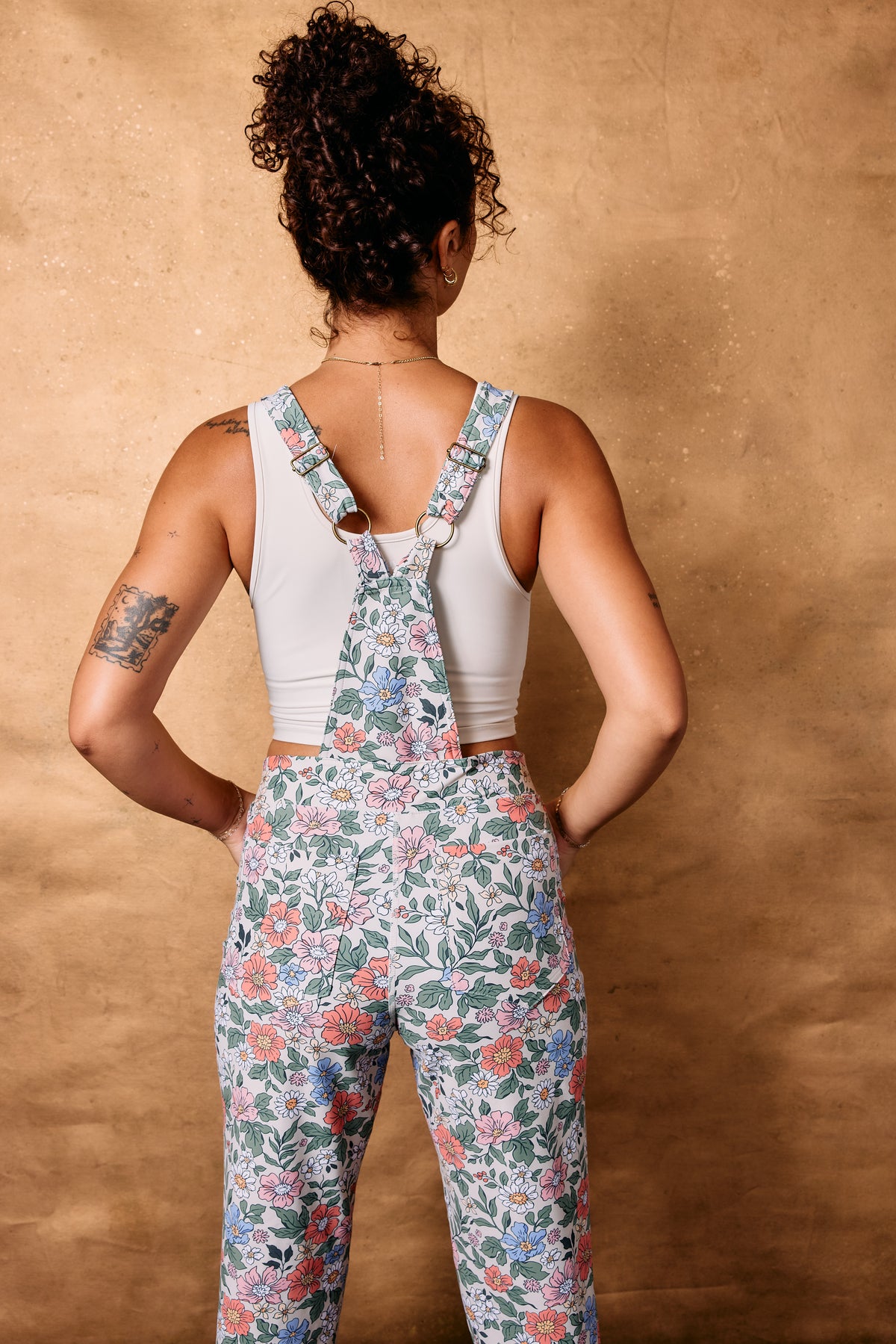 Overall Jumpsuit in Sweet Floral