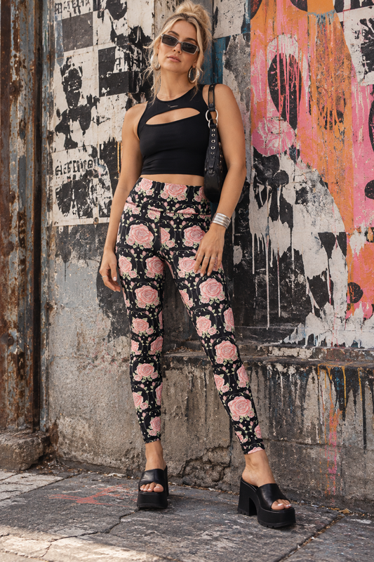 Leggings - Midnight Rose