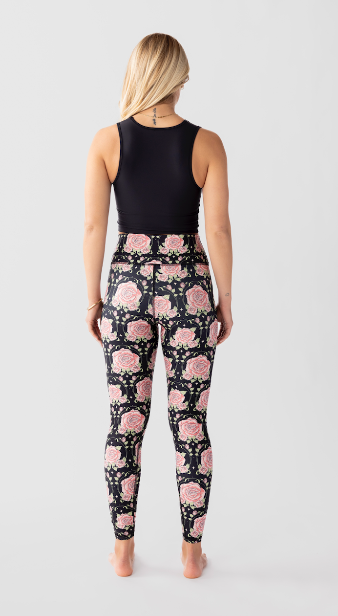 Leggings - Midnight Rose