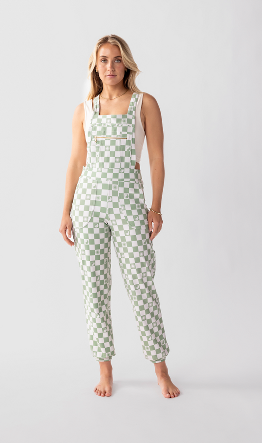 Overall Jumpsuit - Checkered