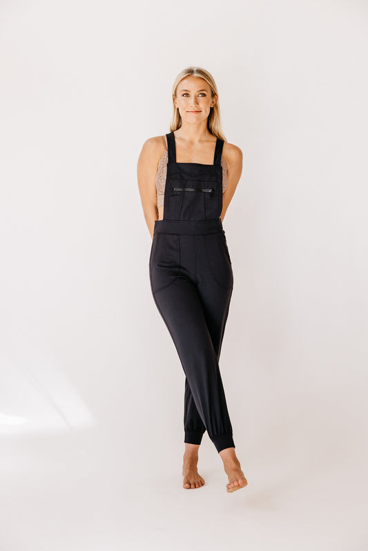 Overall Jumpsuit in Black