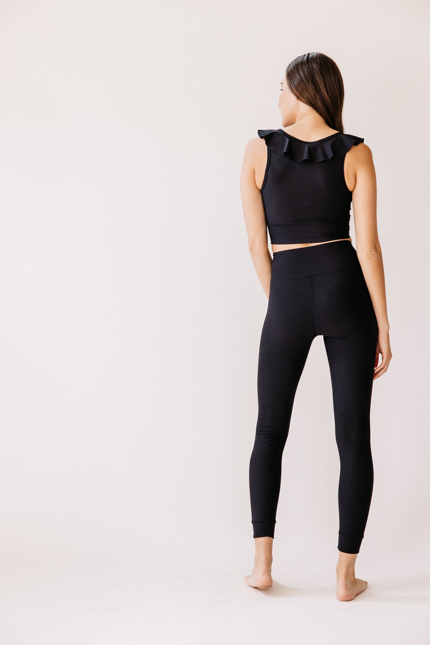 Lace Up Leggings - Black – Swaay