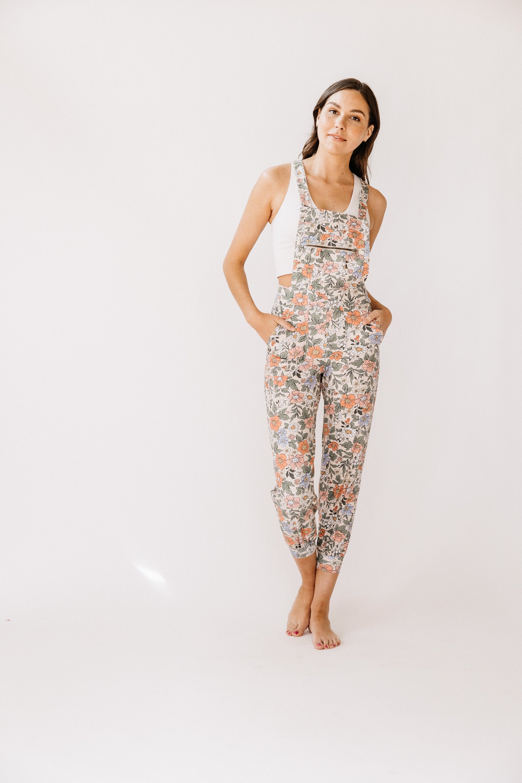 ASOS DESIGN Tall Skinny Joggers With Floral Print, $22, Asos