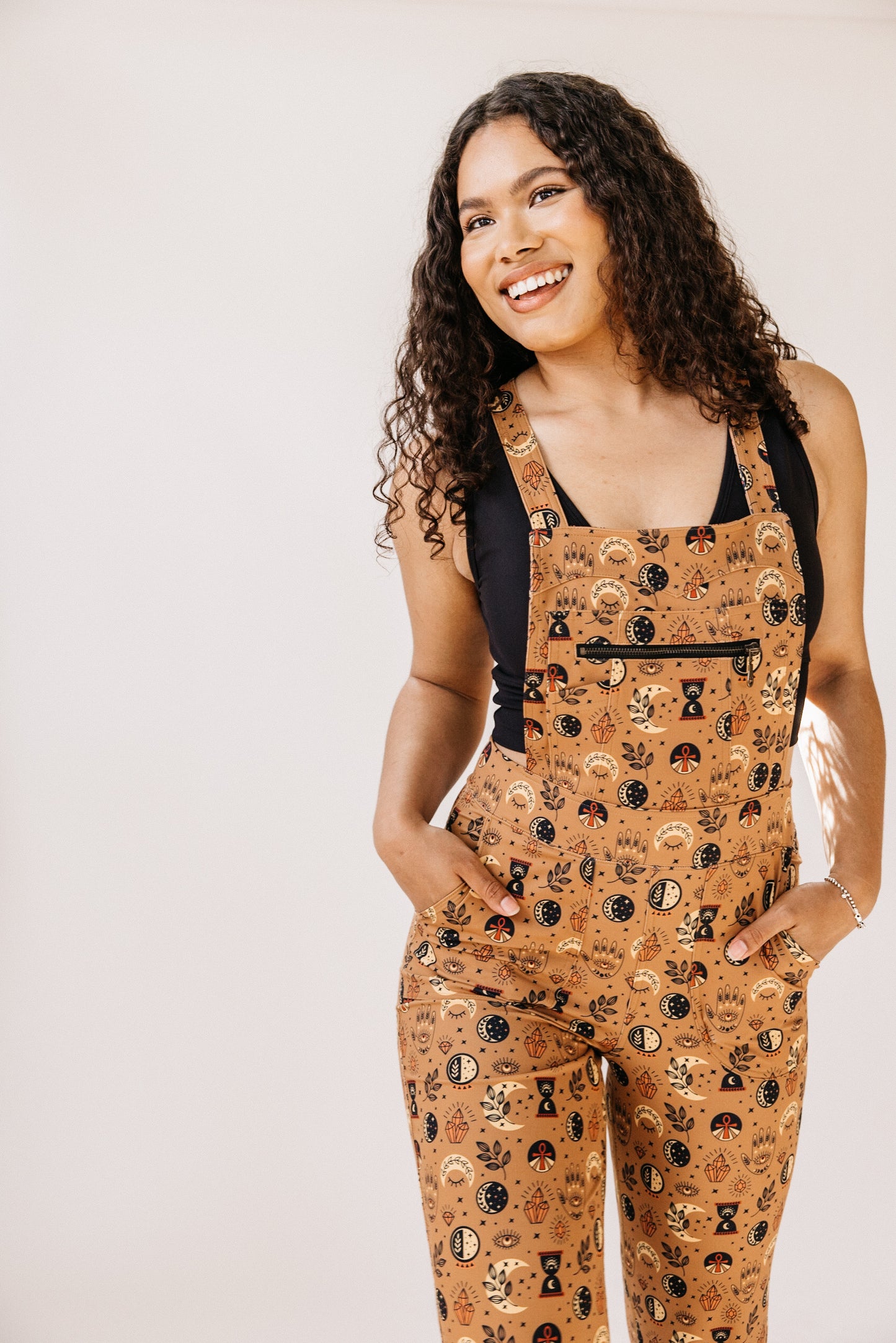 Overall Jumpsuit in Symbols